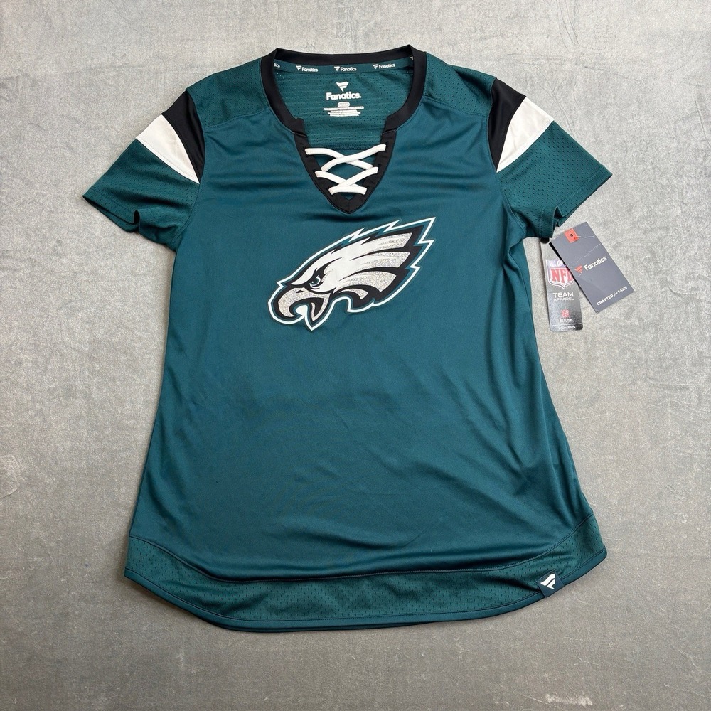 Fanatics Philadelphia Eagles Carson Wentz 11 Jersey Green Women's Medium NWT